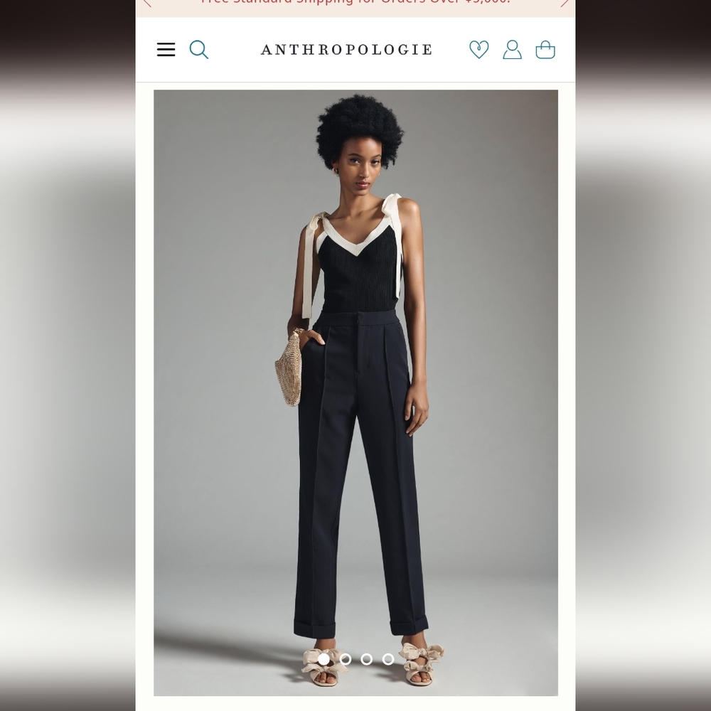 Maeve Seamed Trousers Size 4 - Picture 4 of 6